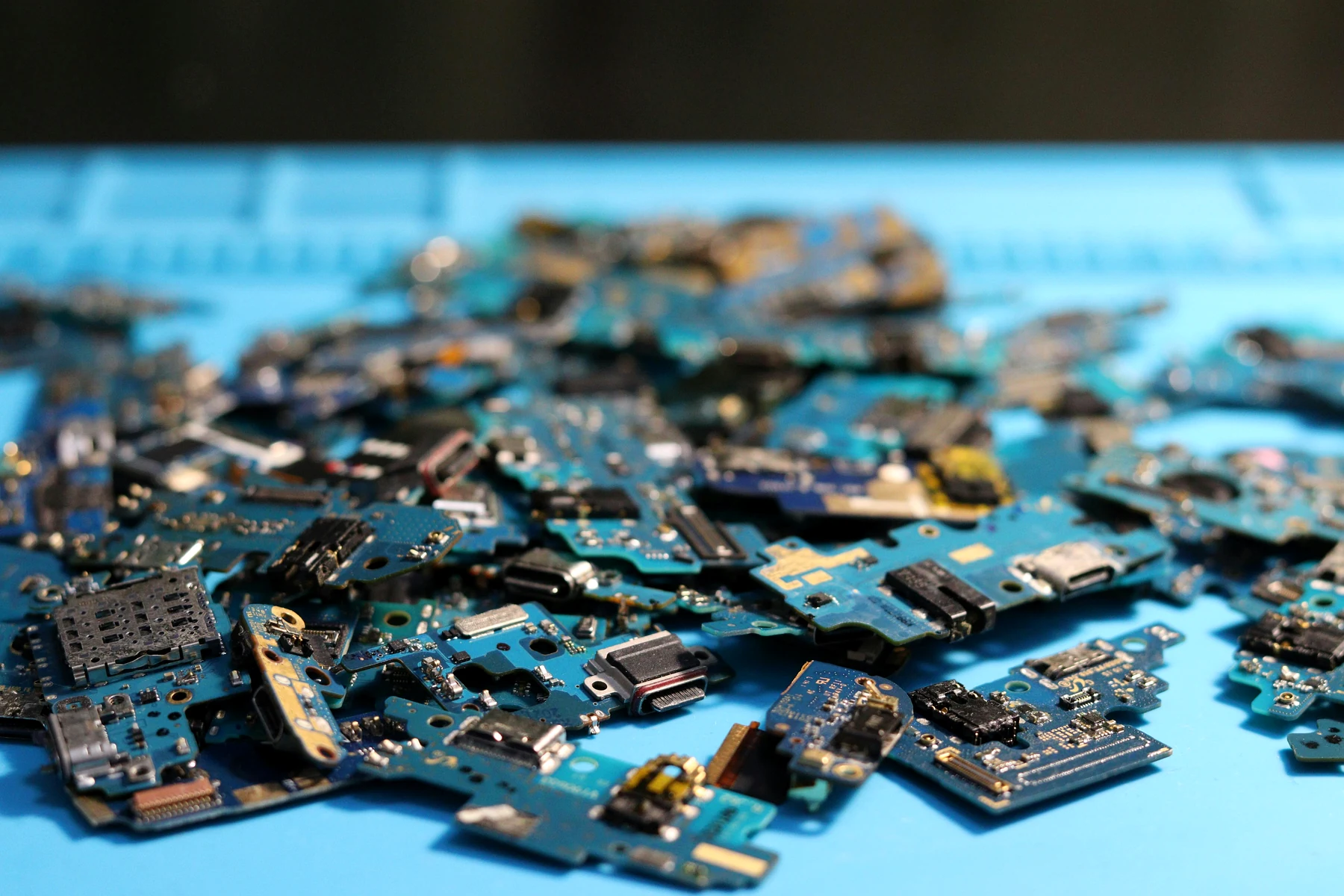 Electronic waste materials